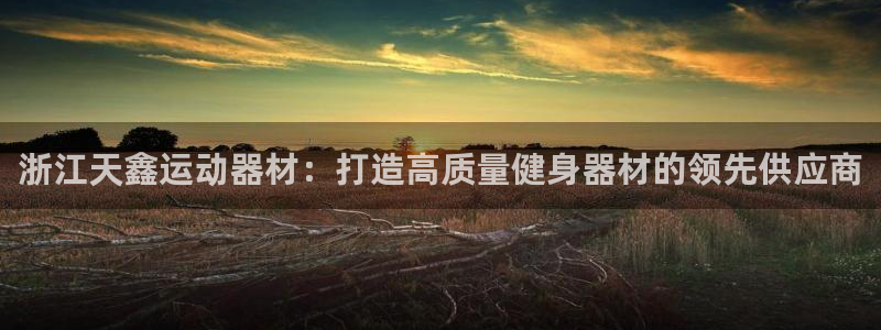 意昂体育3平台APP：浙江天鑫运动器材：打造高质量健身器材的