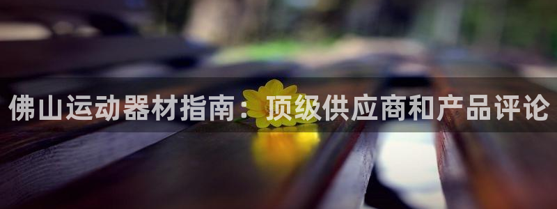 意昂3集团：佛山运动器材指南：顶级供应商和产品评论