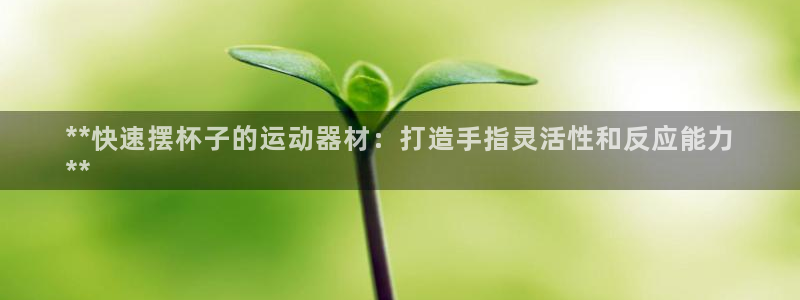意昂体育3官方客服电话：**快速摆杯子的运动器材：打