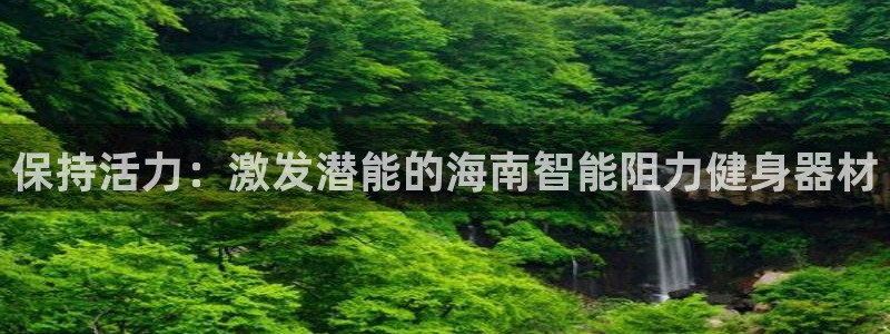 意昂3集团官网网址：保持活力：激发潜能的海南智能阻力