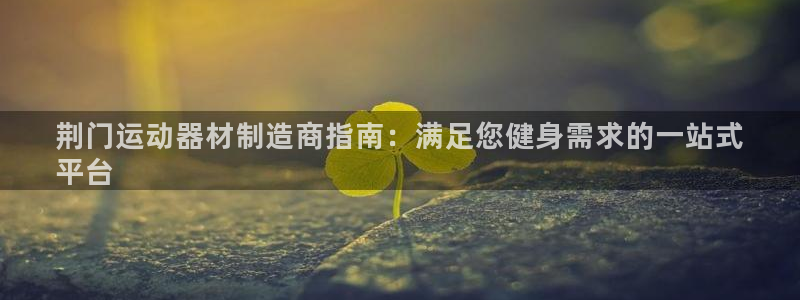 意昂3集团：荆门运动器材制造商指南：满足您健身需求的