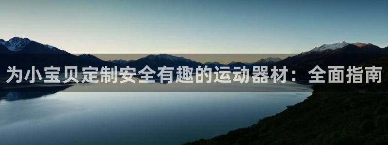 注册意昂3：为小宝贝定制安全有趣的运动器材：全面指南