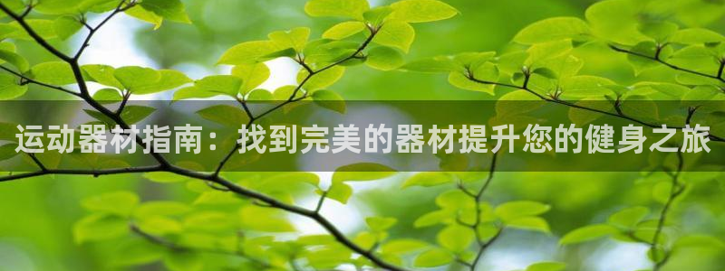 意昂体育3招商电话地址：运动器材指南：找到完美的器材
