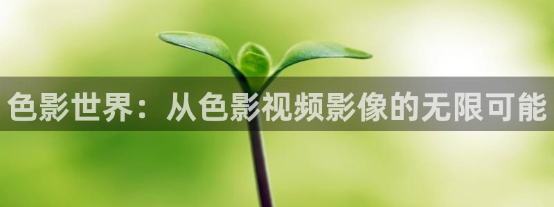 晴天视频：色影世界：从色影视频影像的无限可能
